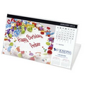 Jewel Case Desk Calendar W/Name Personalization - Landscape